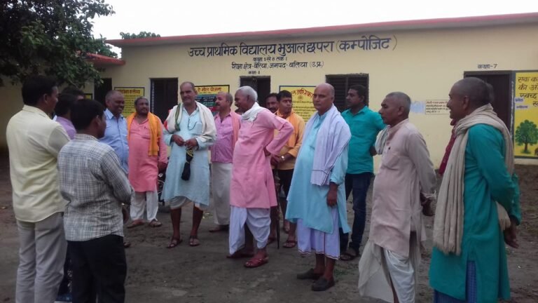 MLA Surendra Singh in School