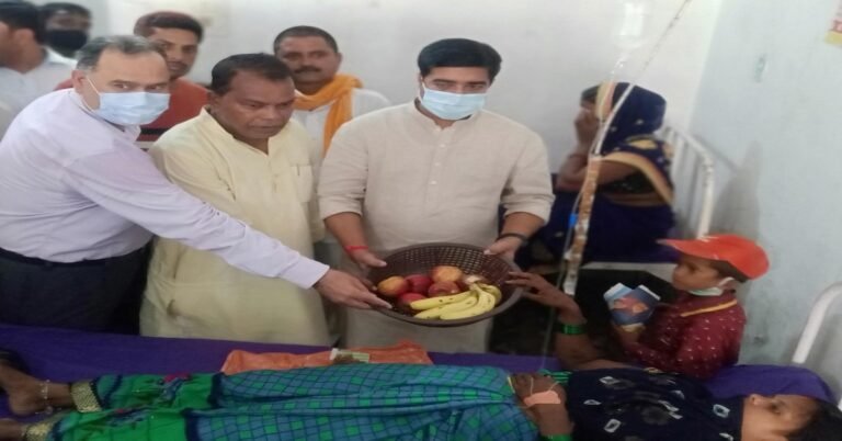 BJP Fruits Distribution
