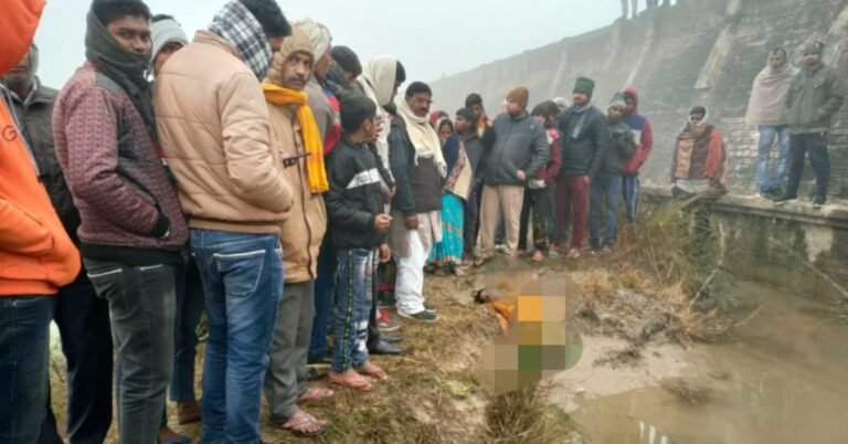 The body of the girl was found on the bank of the canal