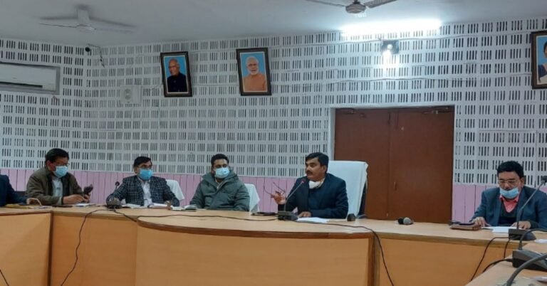 new dm Indra Vikram Singh meeting