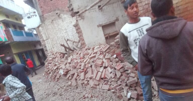 Woman dies due to wall collapse