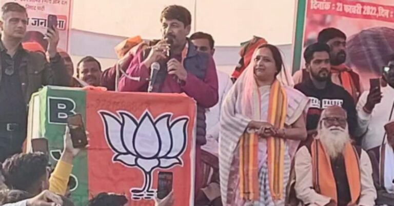 bjp leader_Manoj tiwari and ketki Singh