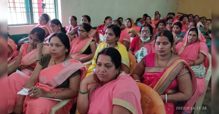 Four days training of teachers and Anganwadi workers
