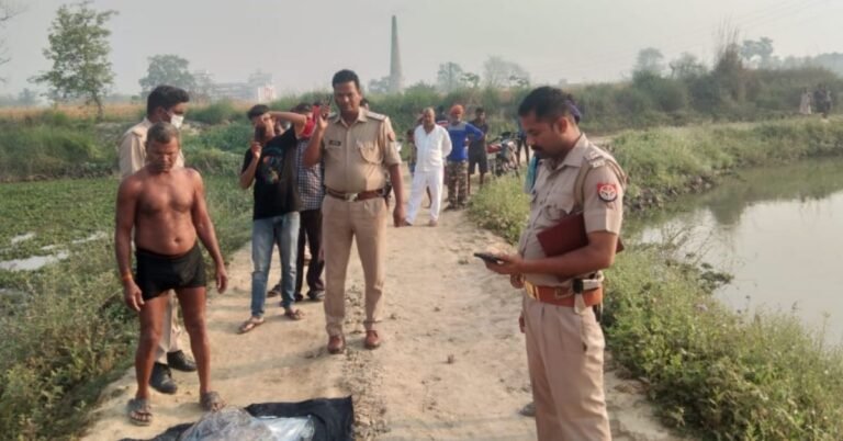 The dead body of a laborer drowned in the pit of a brick kiln on the day of Holi was found on the third day