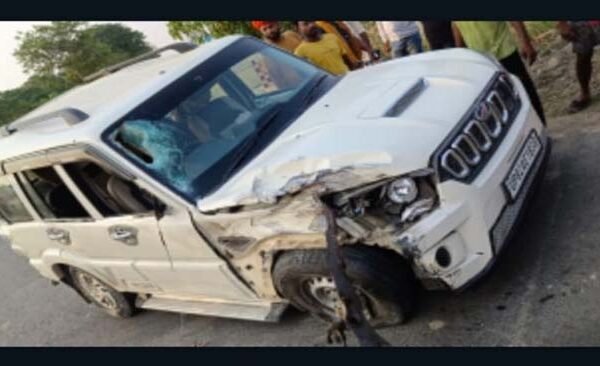 A speeding Scorpio collided with the commander on his way to the mundan rites, one dead, many injured