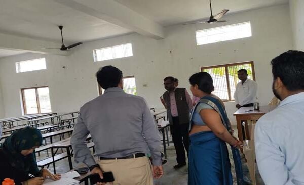 JNCU Vice Chancellor did surprise inspection of examination centers