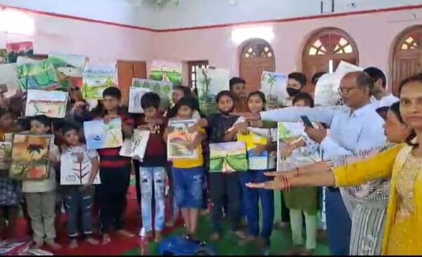 Poster art competition on environmental protection was organized