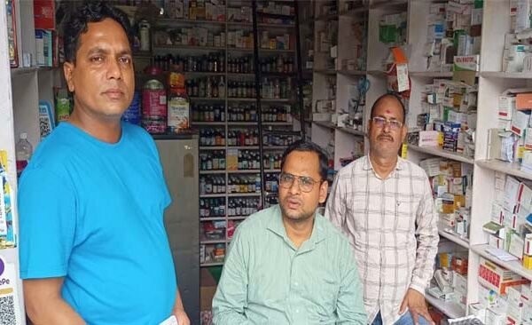Raid on complaint of selling fake medicine, took four samples