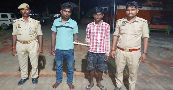 Two accused arrested with weapons for spearing BJP leader