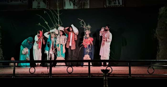 Live staging of classical story writer Munshi Premchand's work "Godan"