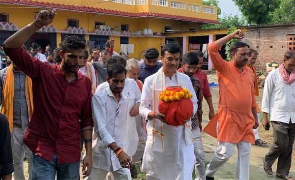Former minister Anand Swarup participated in Jan Chaupal program