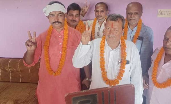 Shri Bhagwan Yadav declared victorious on the post of village head