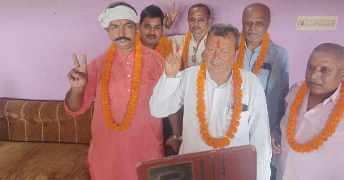 Shri Bhagwan Yadav declared victorious on the post of village head