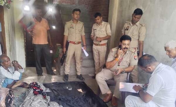 A young man hanged himself after talking to his wife in Telma village, creating chaos among his family members.