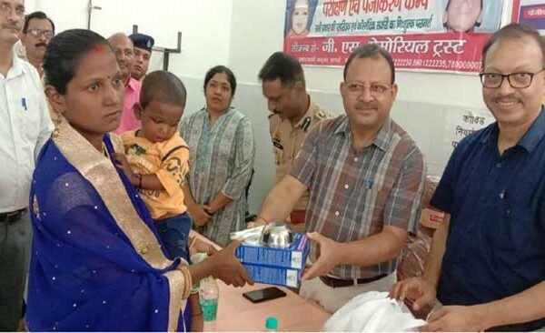 District Magistrate and Superintendent of Police participated in the camp organized in the District Hospital for free operation of congenital cleft lip and palate.