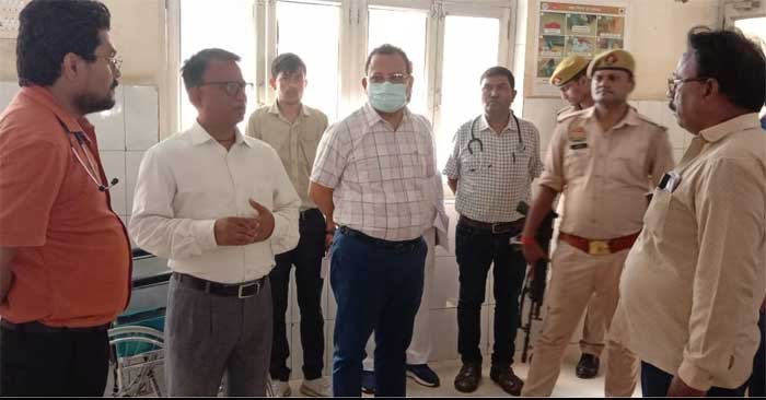 DM conducted surprise inspection of the district hospital, reprimanded CMS, gave strict instructions