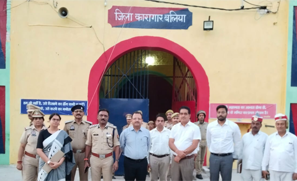 District Judge along with DM-SP conducted surprise inspection of District Jail
