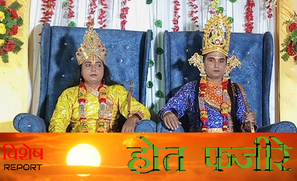 Ballia Live Special: Ravana burnt to ashes by the fire arrow of Lord Shri Ram
