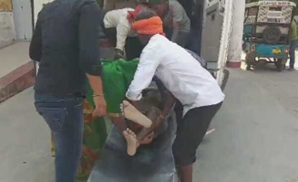 Middle aged laborer injured after falling from roof