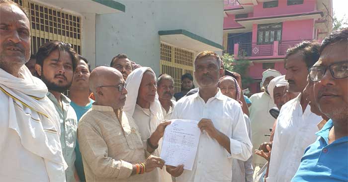 Farmers sent letter to DM through village head