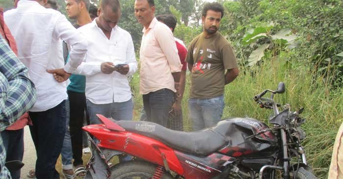 A young couple riding a bike died tragically after being hit by a pickup.