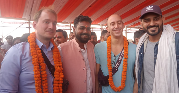 Arrival of foreign tourists in Dadri fair