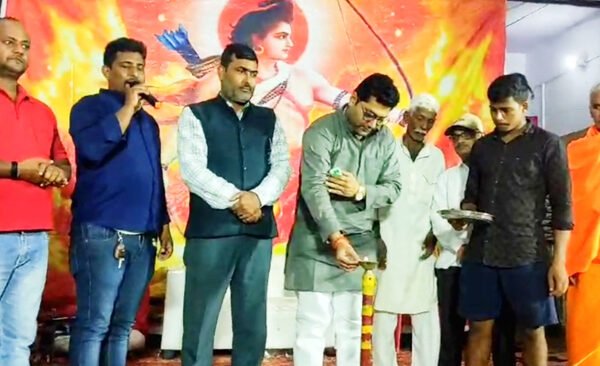 Ramlila ended with coronation in Damodarpur