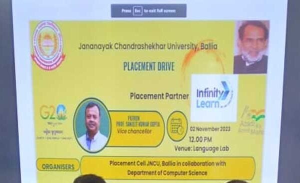 Campus selection in Jannayak Chandrashekhar University