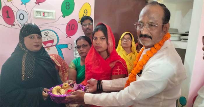 Model Anganwadi Center and Learning Lab inaugurated in Adarsh Sansad Village Ojhwalia