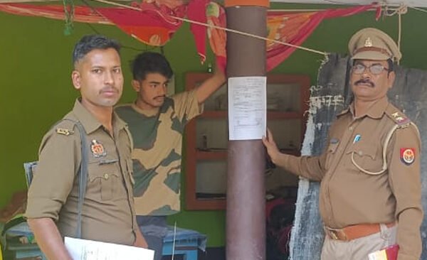 CrPC notice pasted against absconding accused on court orders