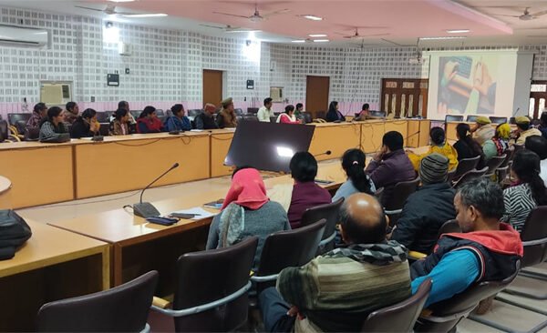 Discussion on prevention of sexual harassment act at women's work site