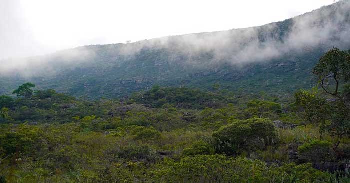 Change of weather, attack of winds with dense fog