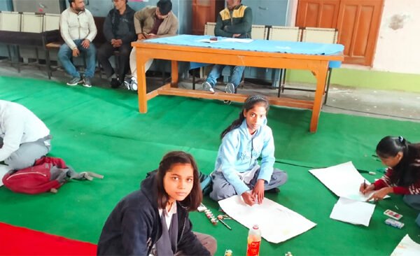 Song, singing and poster competition was organized in cultural and sports competition.