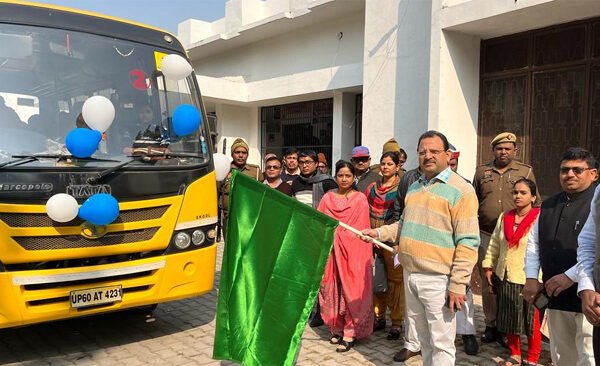 DM flagged off the exposure visit vehicle