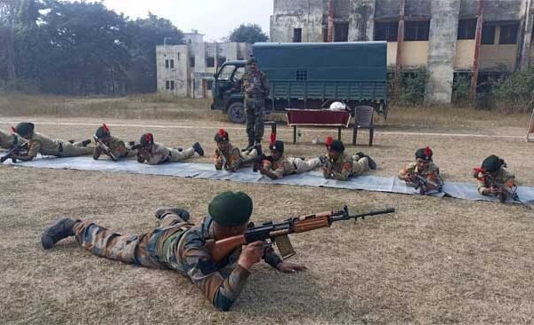 Cadets who failed in NCC B and C Exam-2023 are being prepared for written examination and practical examination.
