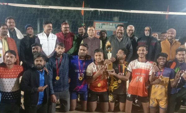 District Volleyball Championship - Stadium and Narahin won the title match