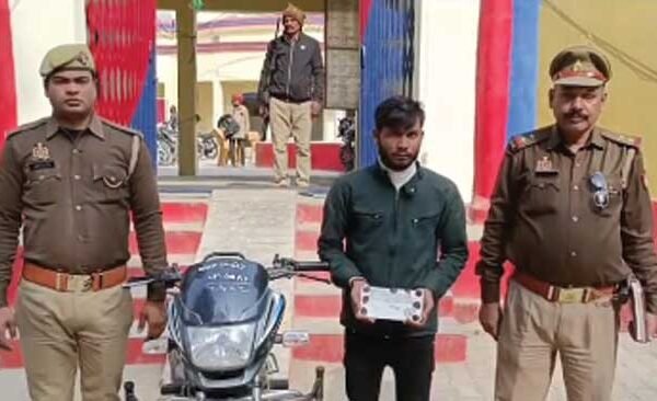 One arrested with stolen motorcycle in Sikandarpur, sent to jail