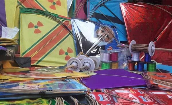 Colorful kites started appearing in the sky - Kites are available ranging from Rs 3 to Rs 60.