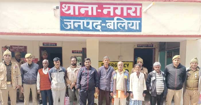 Nagara police arrested 8 warrantees of various cases