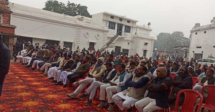 Tributes paid to the departed souls in Samajwadi Party's tribute meeting