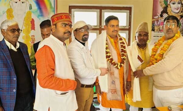 National President of Azad Sanatan Sena arrives in Ballia