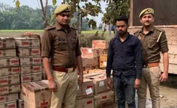 Liquor smuggler caught by police