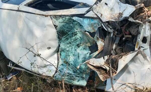 Two youths riding a bicycle died due to a strong collision with a car near Gadwar police station.