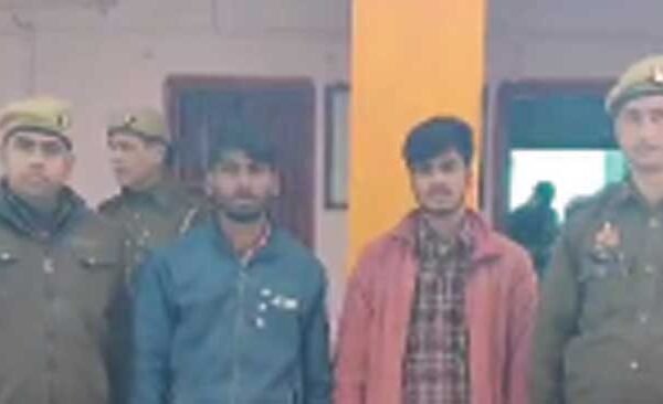 Police arrested two accused with stolen tractor and battery in Dubhad