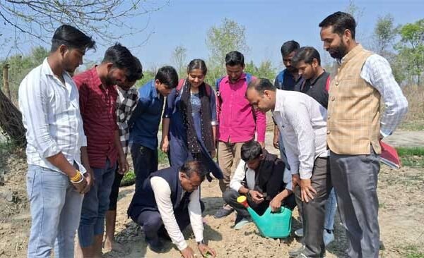 Fruits and vegetables were planted on the agricultural farm in JNCU.