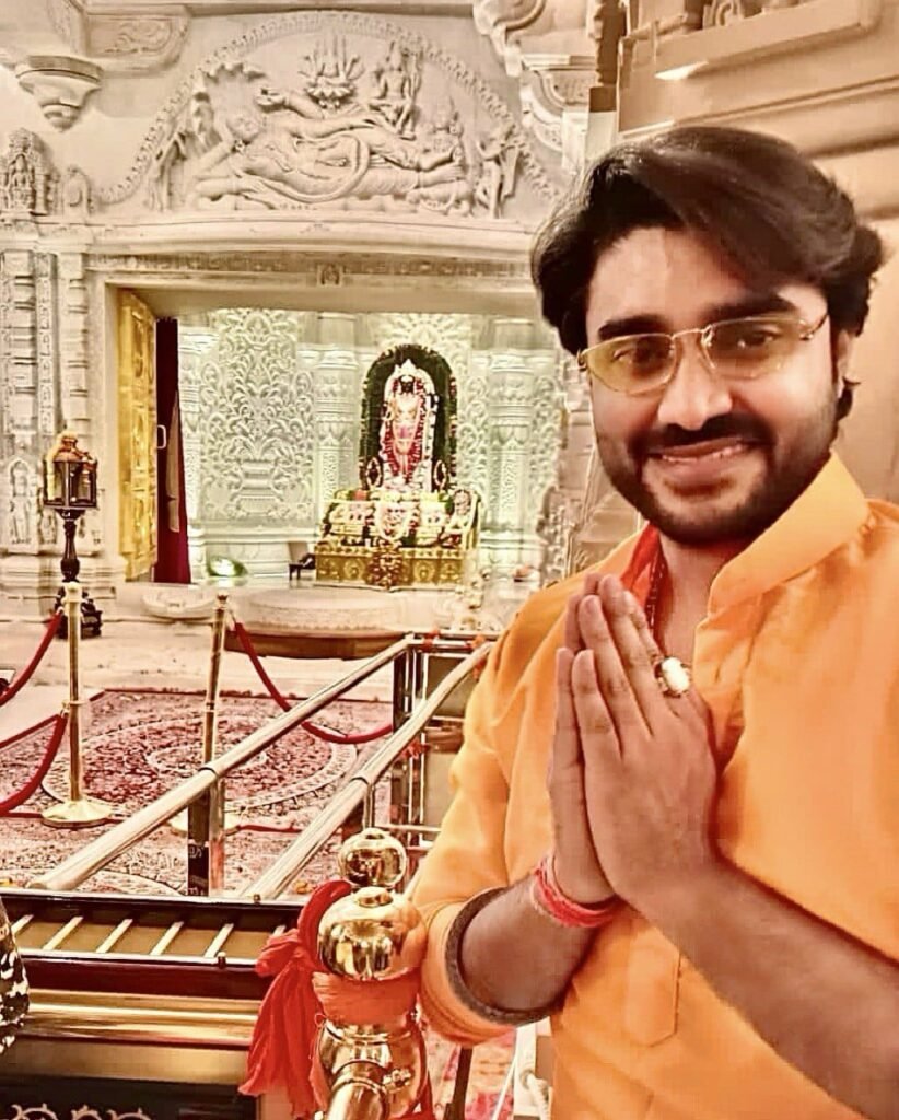 Pradeep Pandey Chintu visited Shri Ramlala in Ayodhya