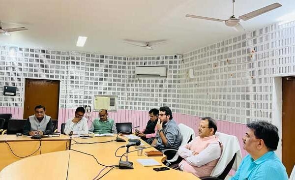 Monthly review meeting of aspirational development blocks held under the chairmanship of District Magistrate