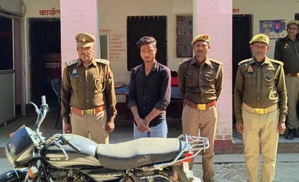 Youth arrested with stolen bike in Haldi