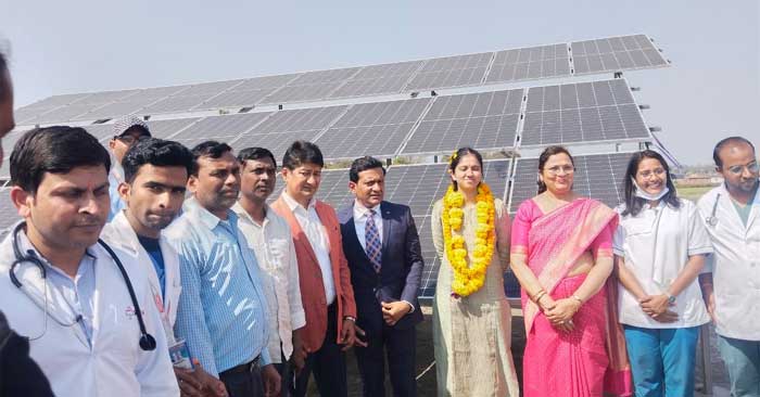 A big step by Ranya Shekhar, daughter of Rajya Sabha MP Neeraj Shekhar - Now Jannayak Chandrashekhar Hospital will be run on solar energy.