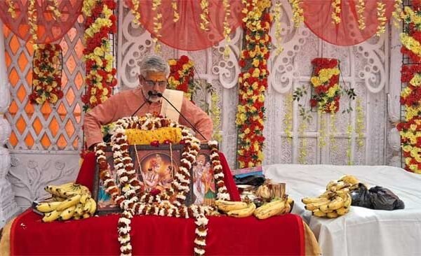 Listening to Shrimad Bhagwat Katha is the means of supreme salvation.